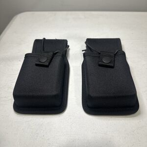 LUITON Set Of 2 Universal Radio Cases Two Way Radio Holder Nylon Pouch Holster